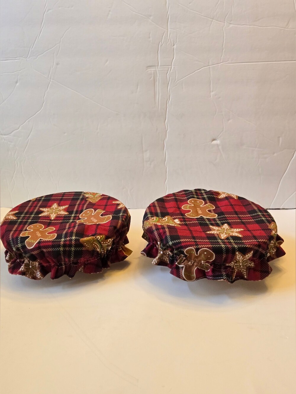 Bowl Covers (2) Reversable-Holiday Handmade